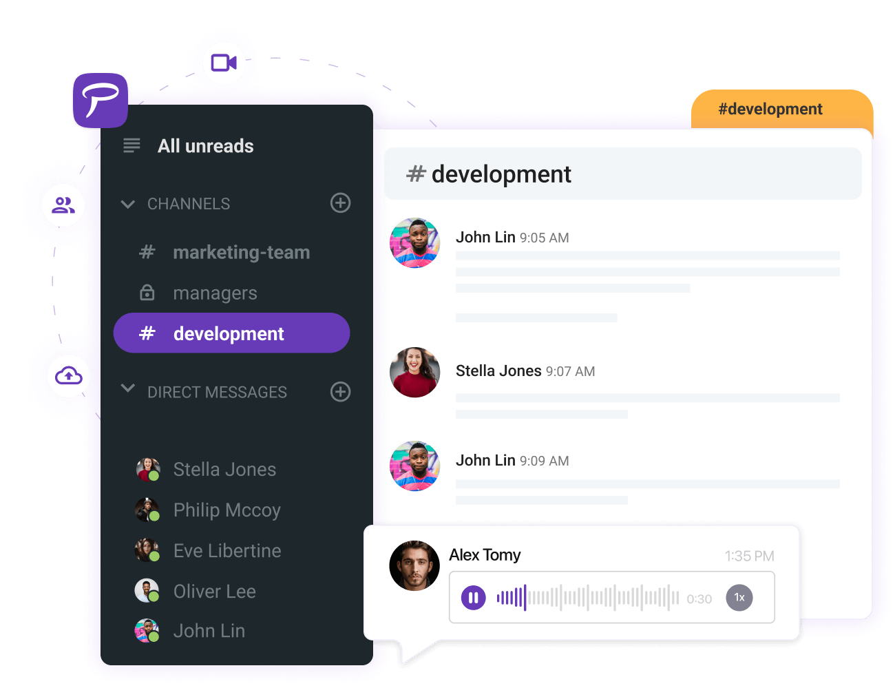 Team collaboration software Pumble™