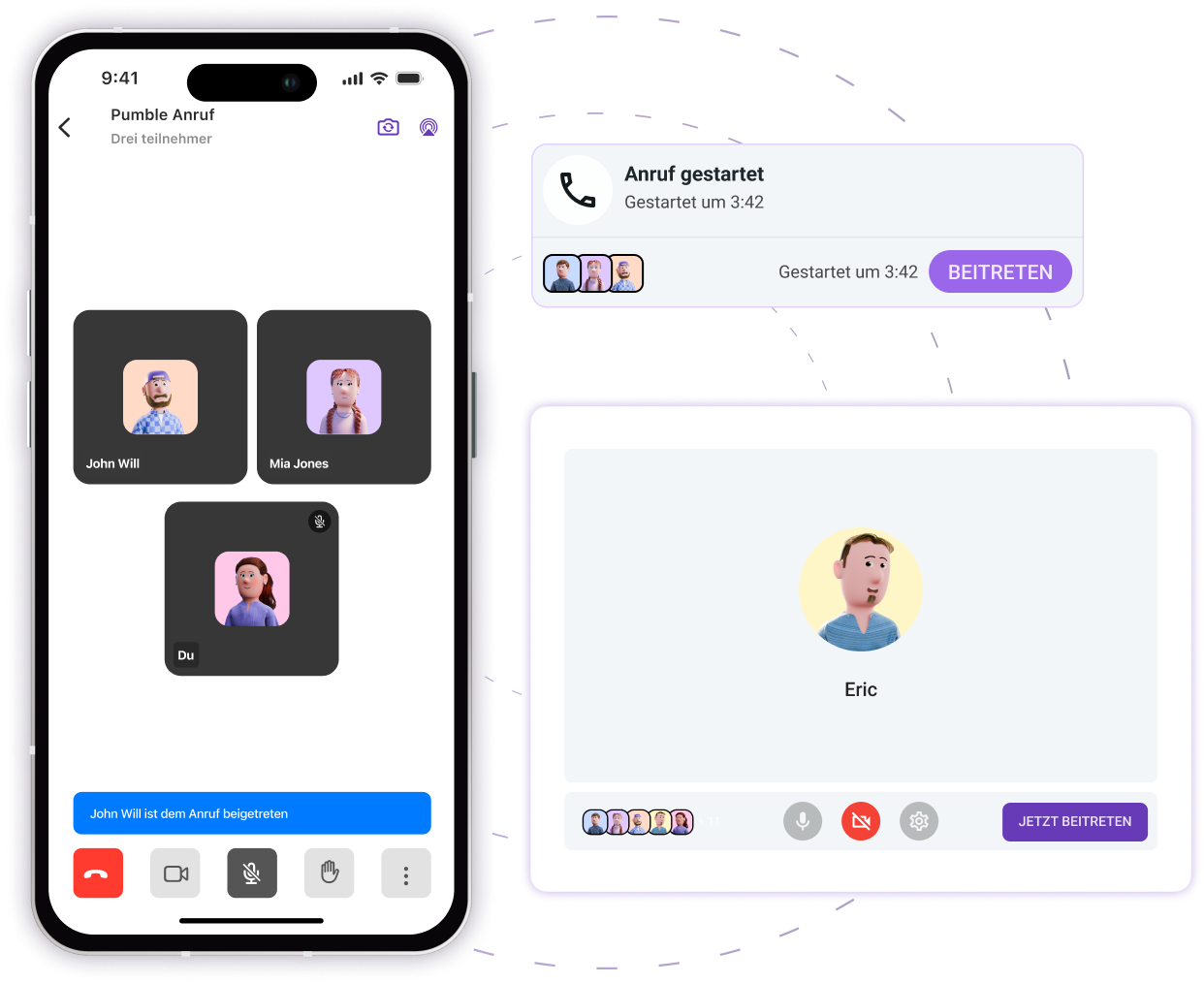 Audio calls in Pumble