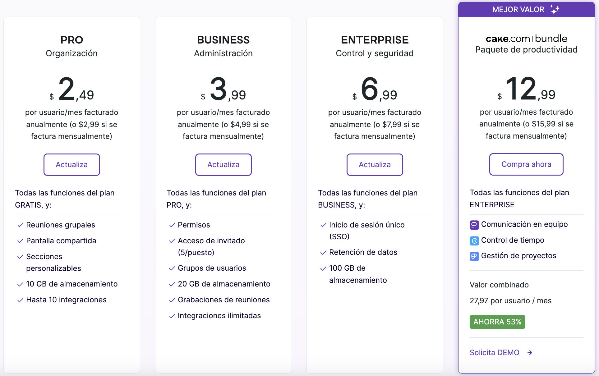 Pumble's pricing