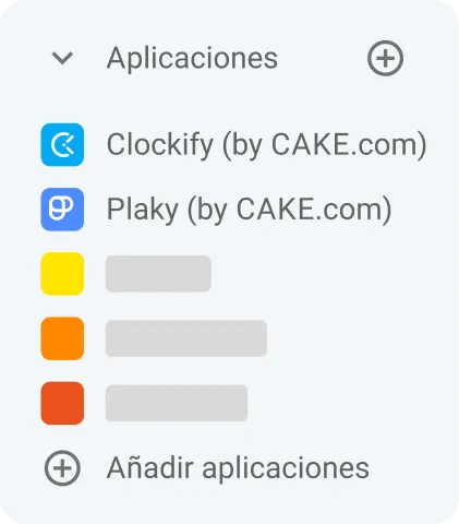 Integra más aplicaciones