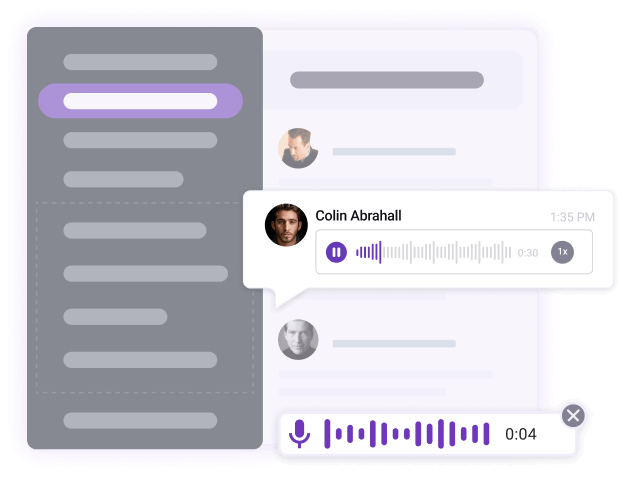 Voice Messages Pumble 