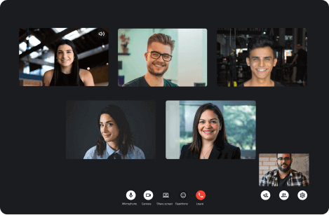 Start a group video call in Pumble