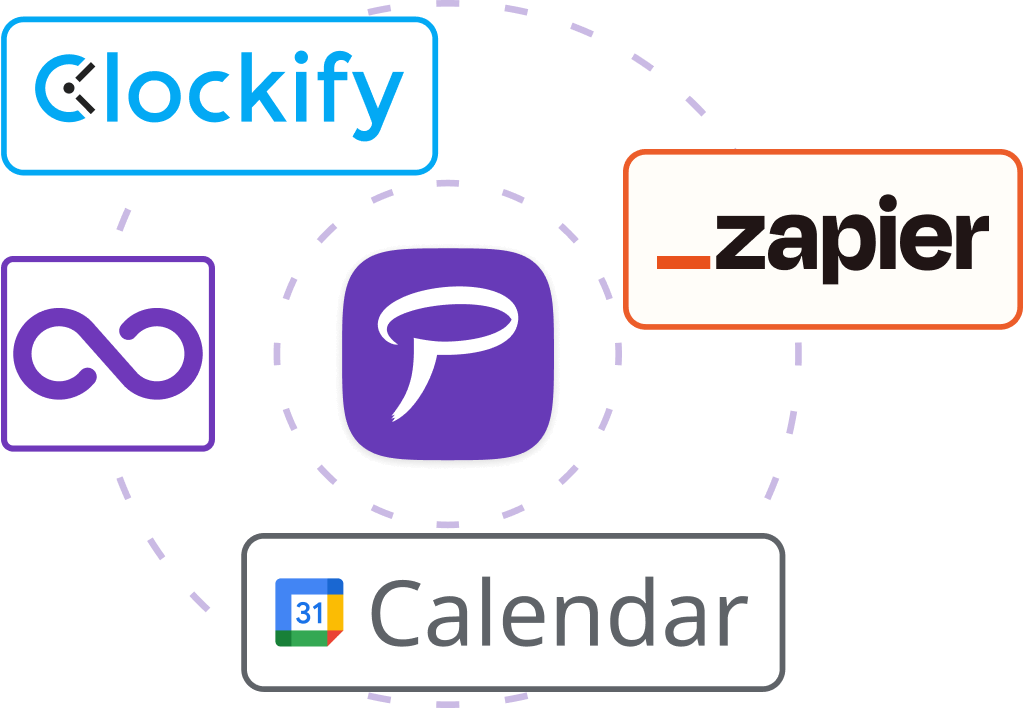 Calendário - Ferramentas Clockify