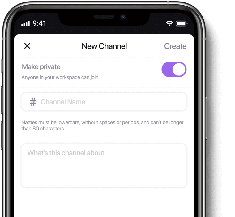 iOS messaging app - Pumble™