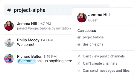 Invite external collaborators to join your workspace