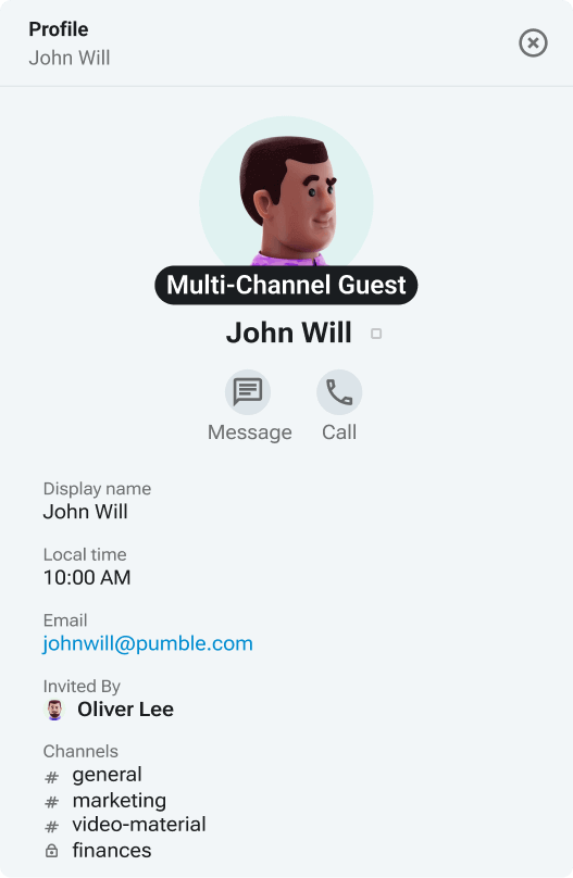 Multi channel guest