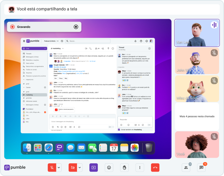Gravação de reuniões