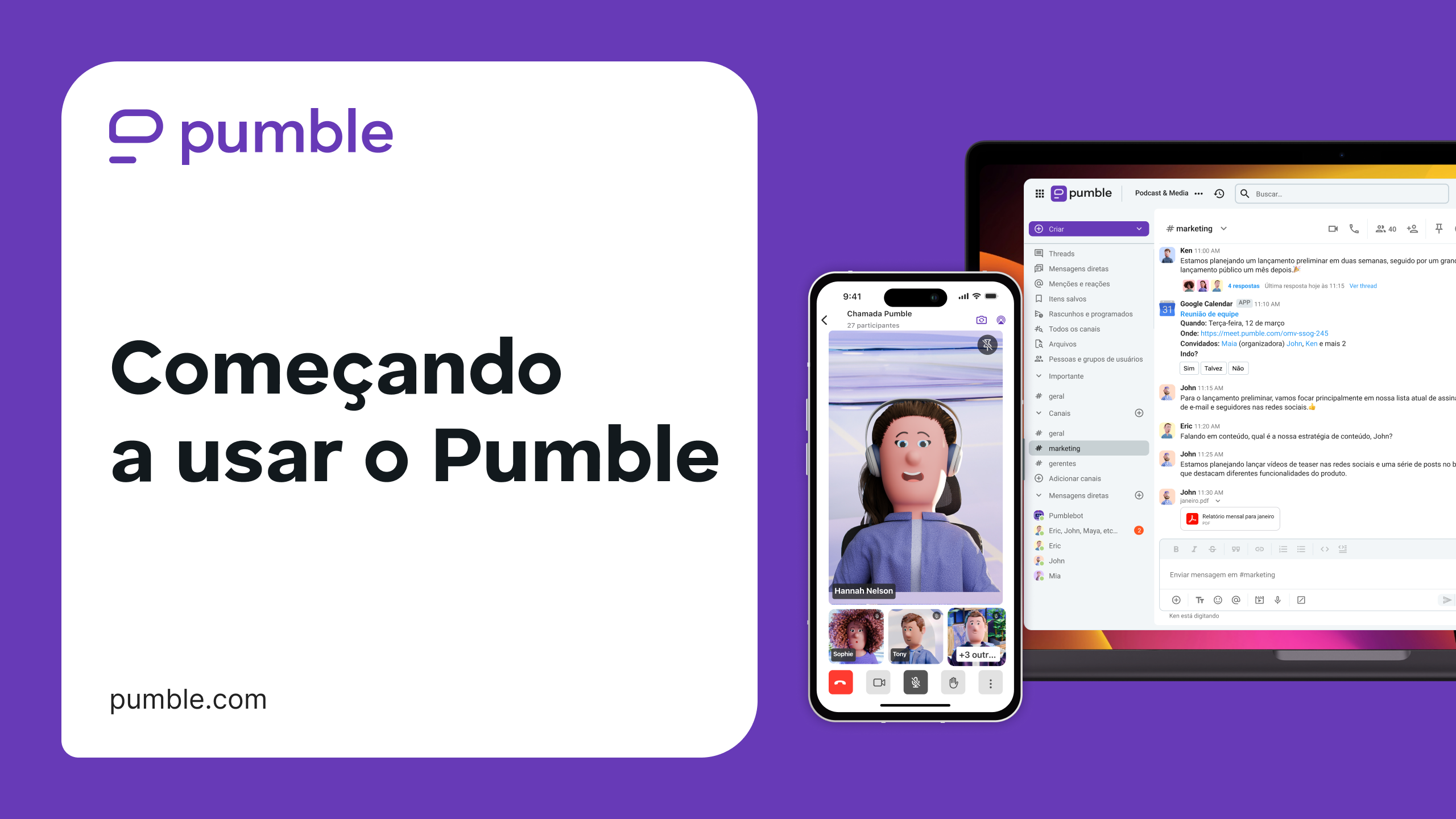 Pumble app screenshot