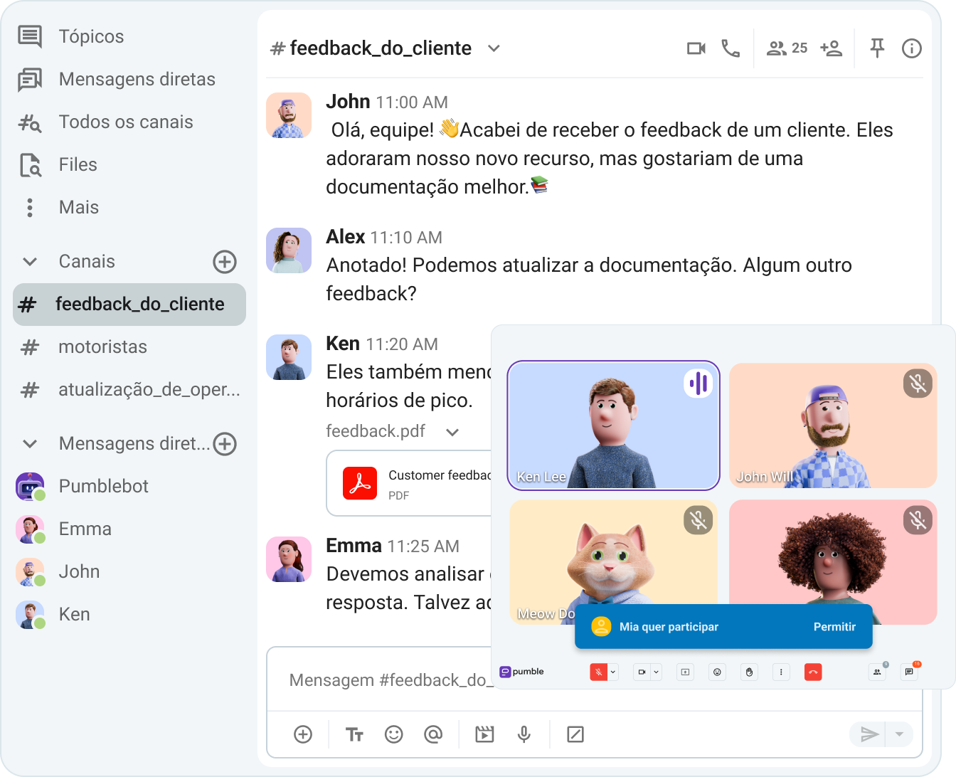 Envie arquivos e documentos para qualquer pessoa