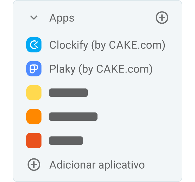 Integre mais aplicativos