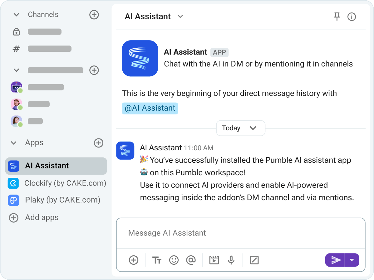 Install the AI Assistant app