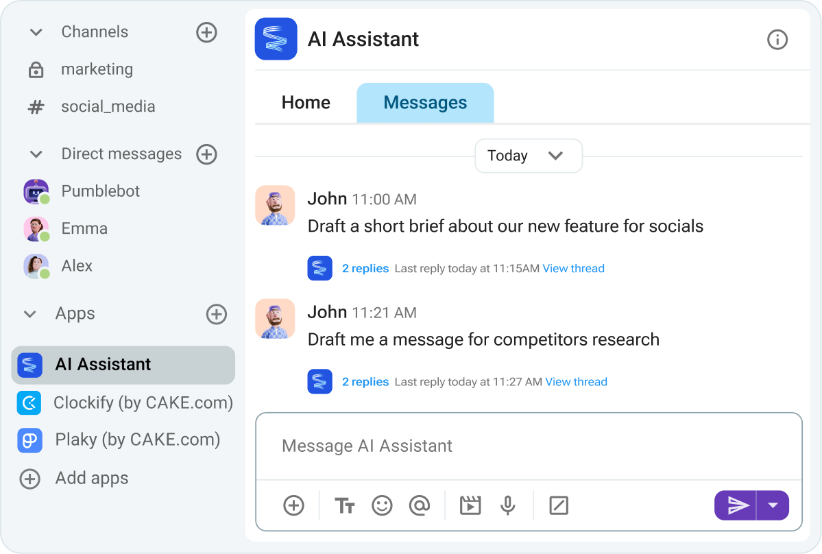 Start using AI Assistant