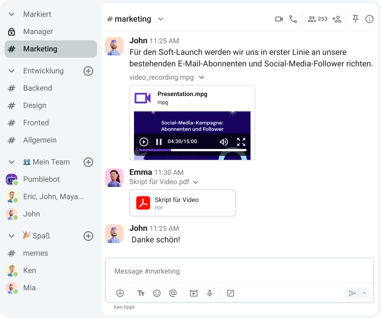 Pumble is a business app for teams
