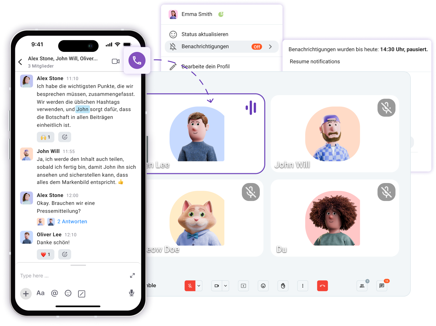 Minimize distractions