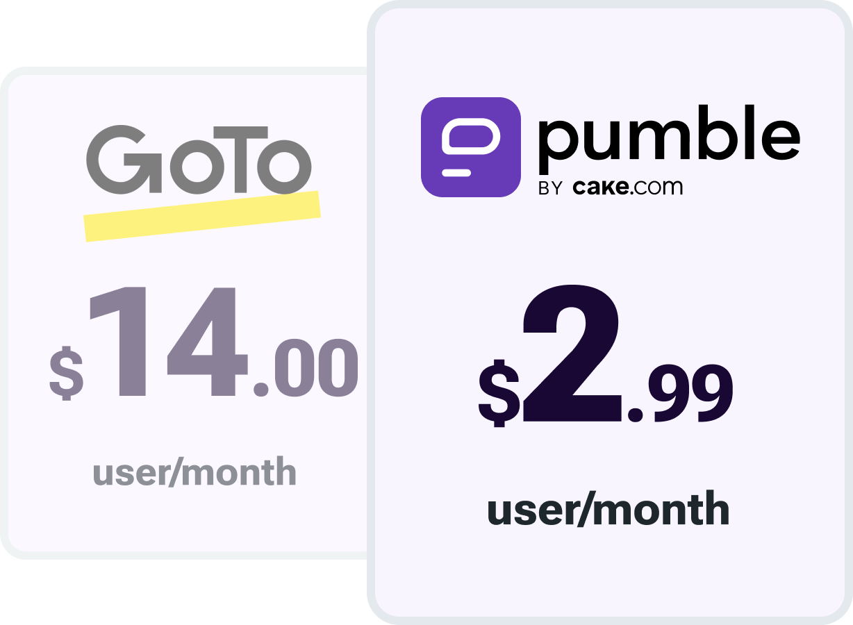 Pumble costs only $2.99 per month