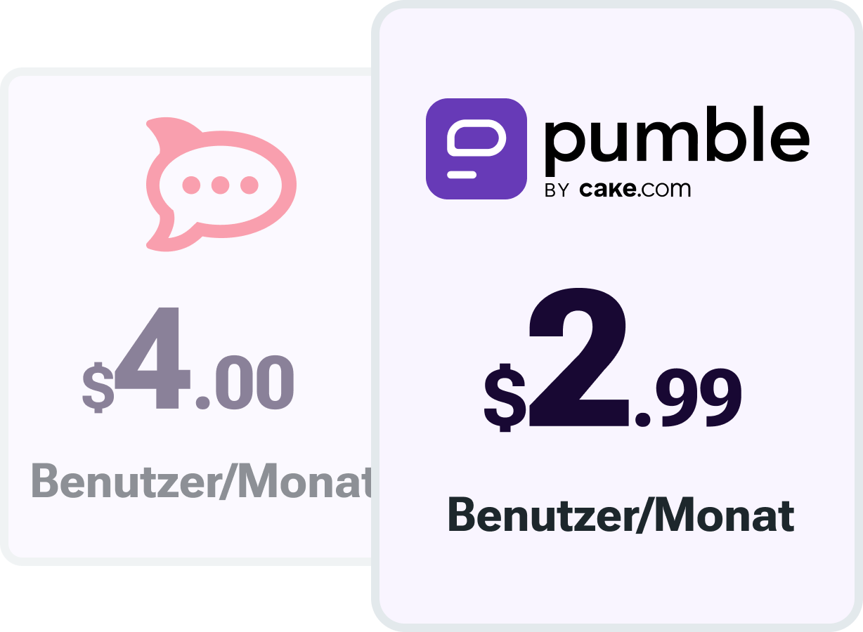 Rocket.Chat vs Pumble price comparison