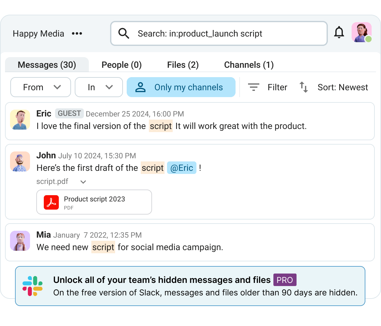 Communicate without time limit