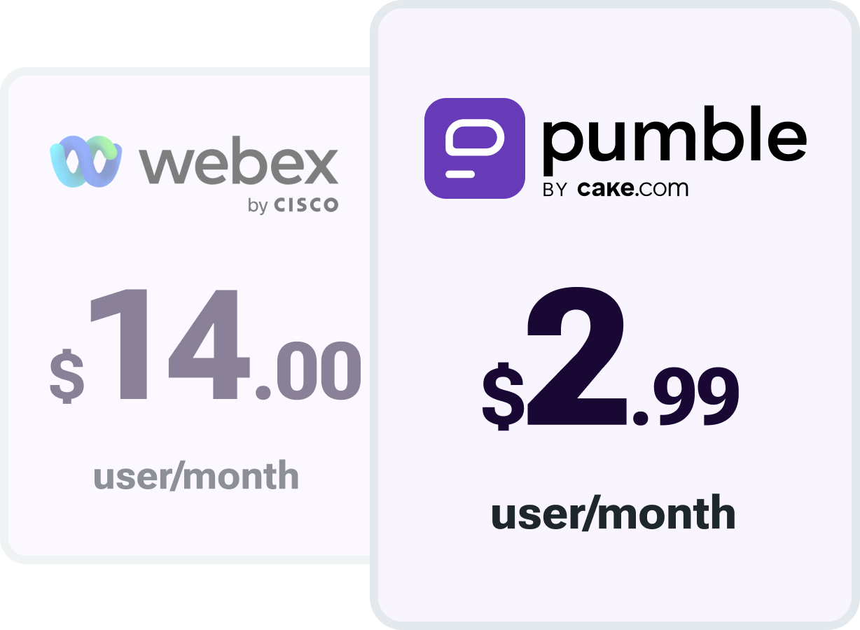 Pumble costs only $2.99 per month