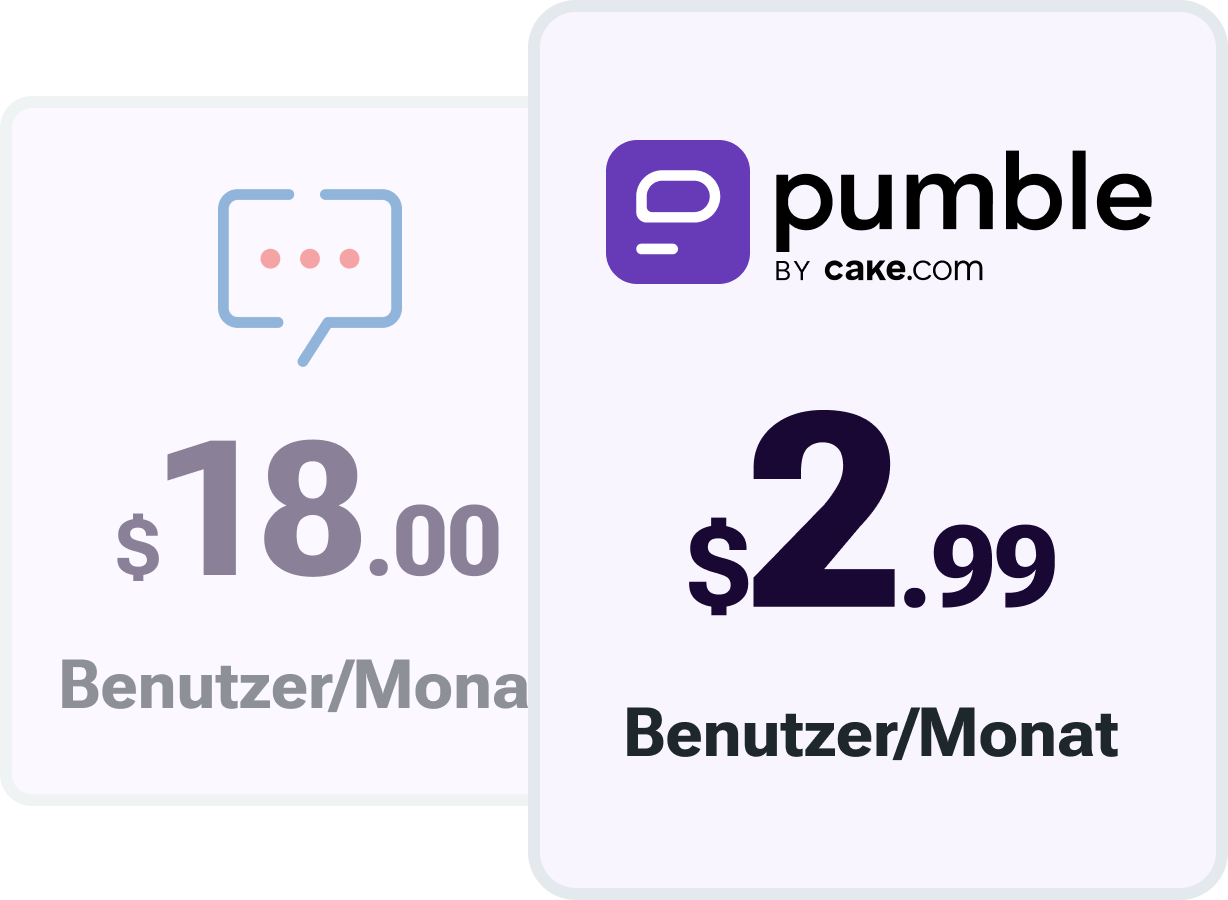 Zoho Cliq vs Pumble price comparison