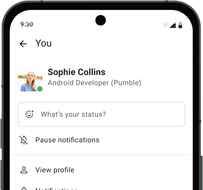 Set up your profile