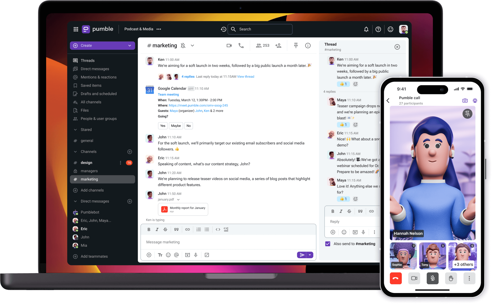 Pumble Aplicativo GRATUITO De Chat Para Equipes