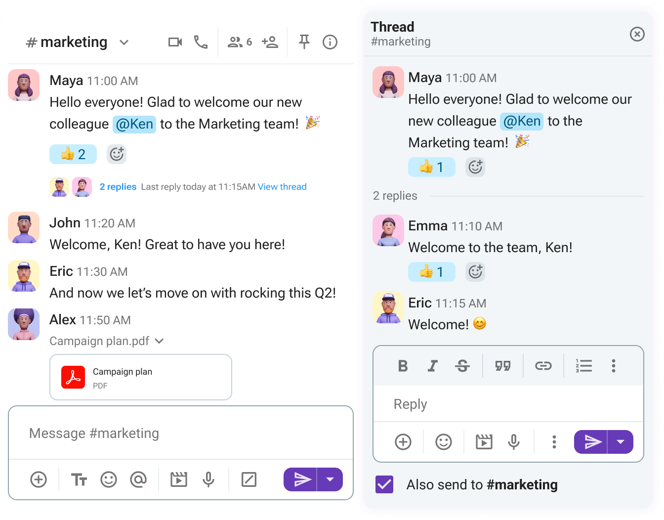 Invite newbies to join project channels