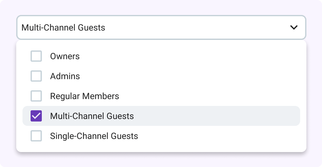 Multi-channel guests