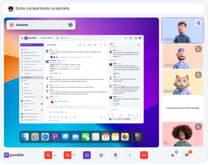Grabación de la reunión
