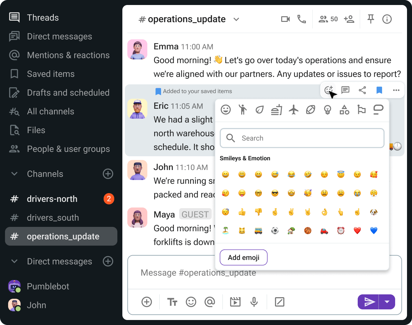 Create and use custom emojis