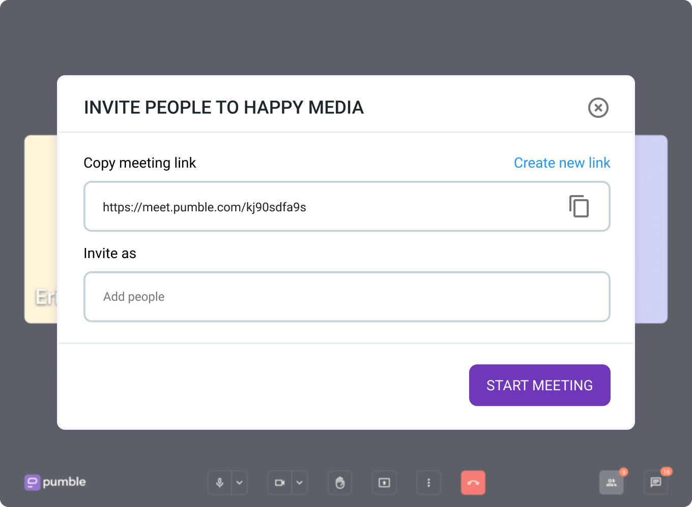 Invite people to join you in your video call