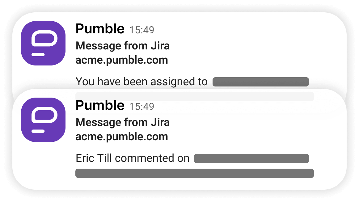 Get notified of Jira changes in Pumble