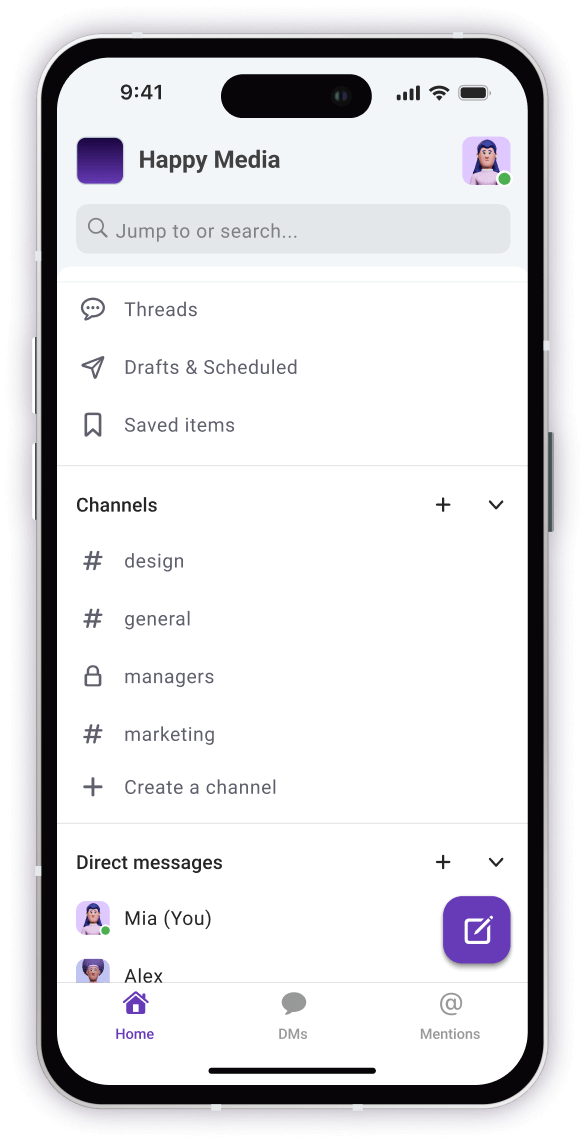 Send messages from your phone