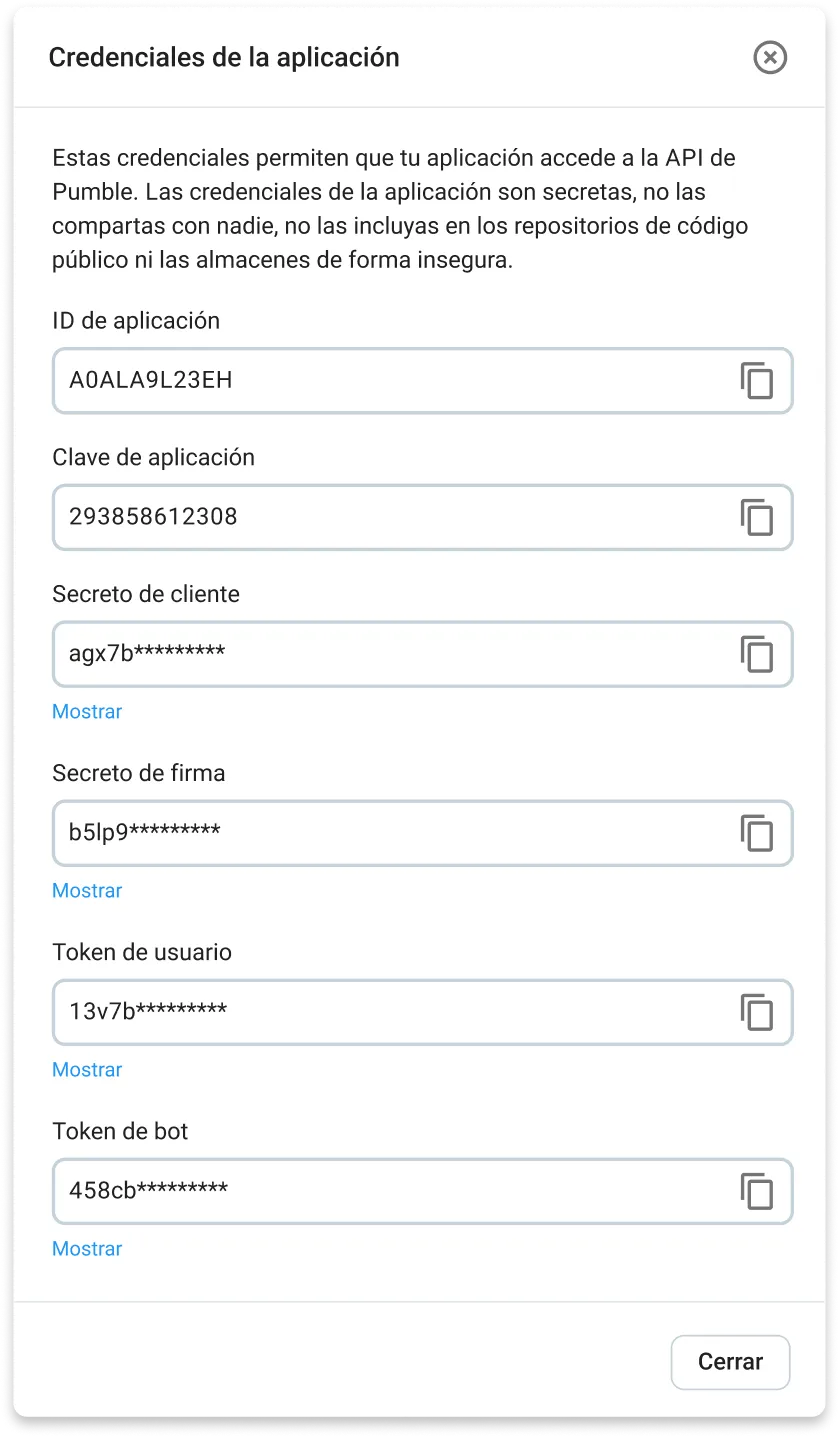 Instala una nueva app en Pumble