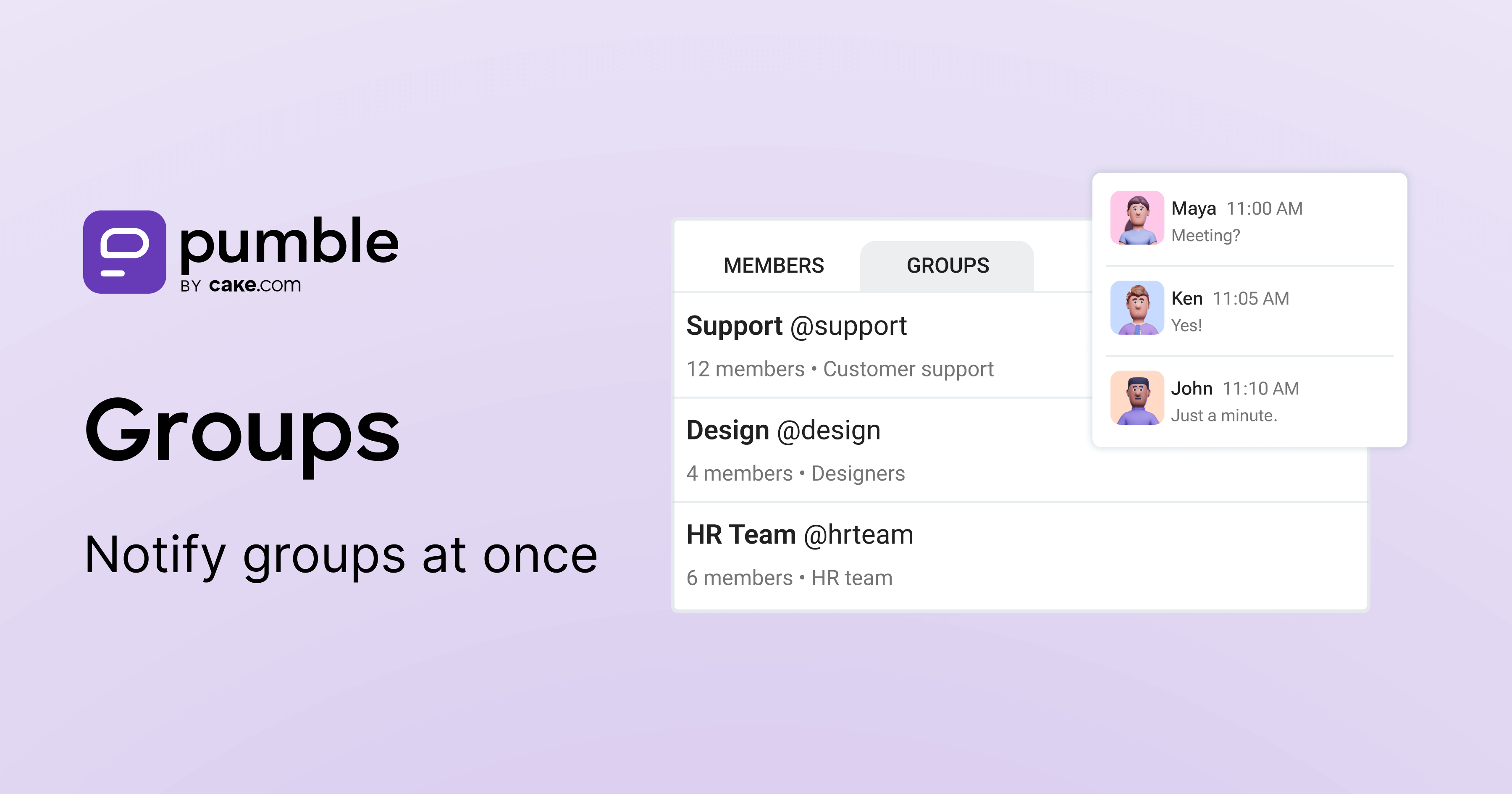 User Groups - Pumble™