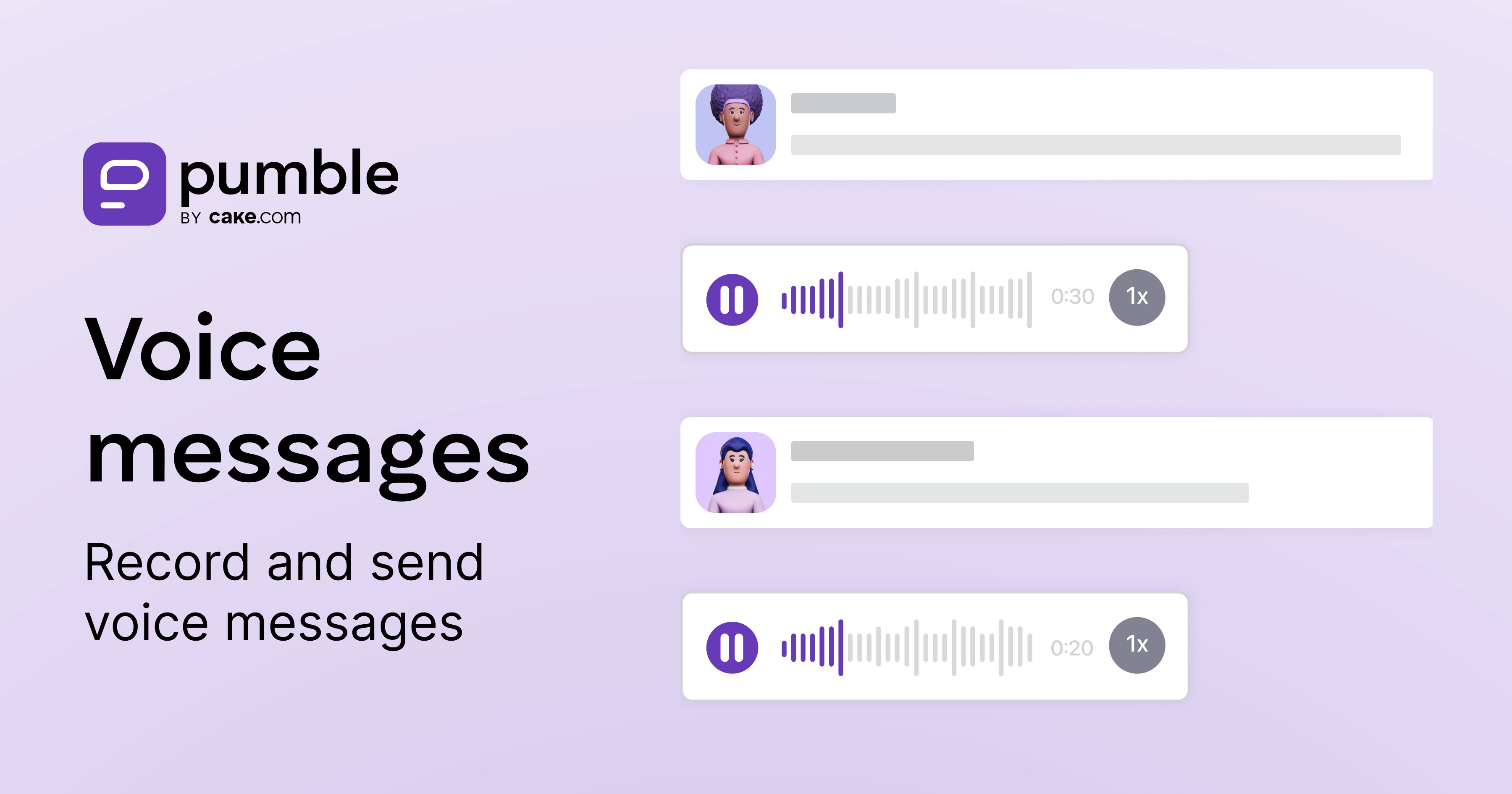 Voice Messages - Pumble™