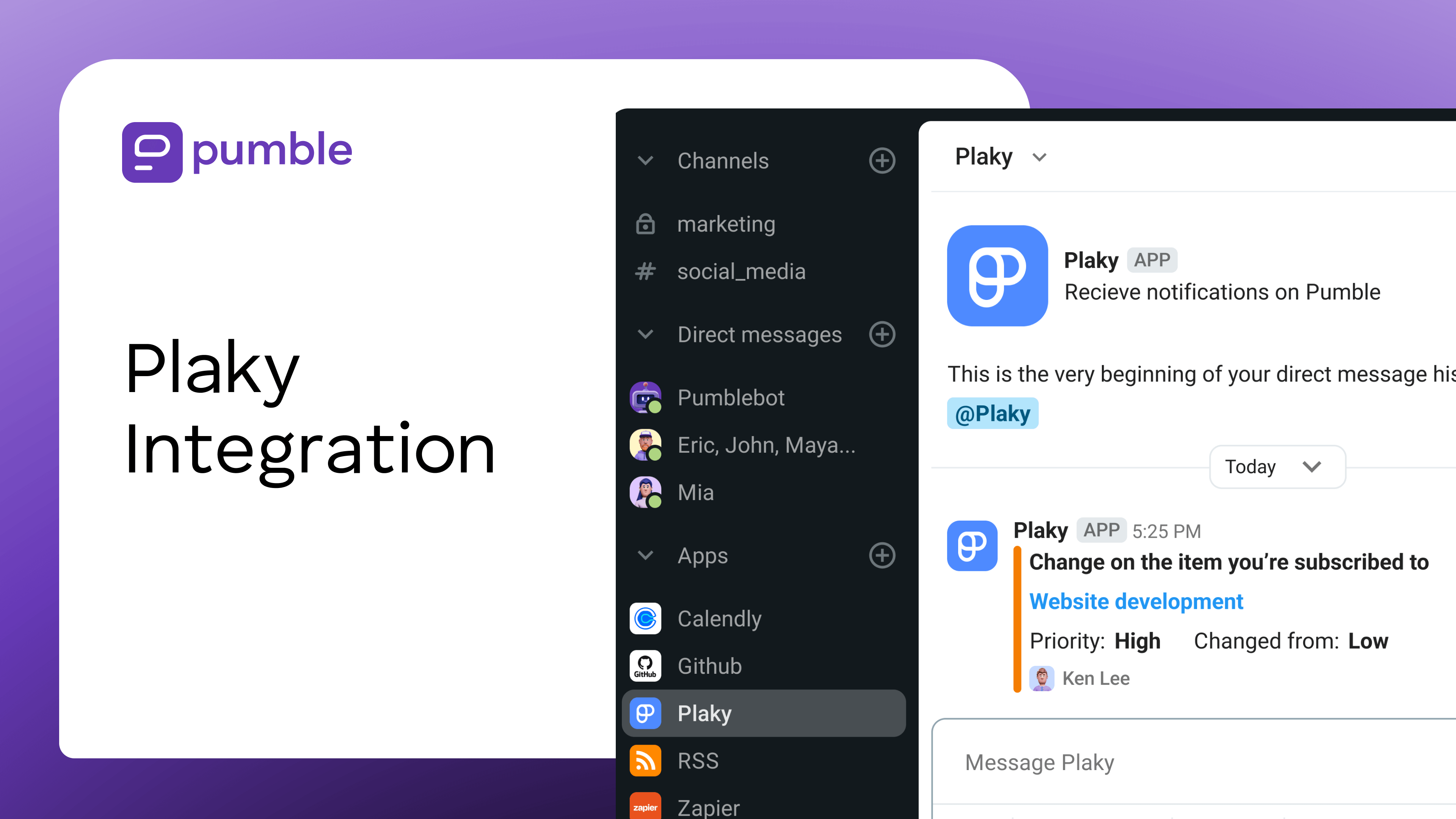 Pumble app screenshot