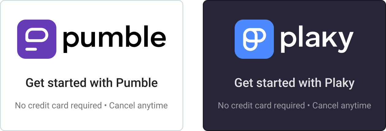 Pumble and Plaky accounts