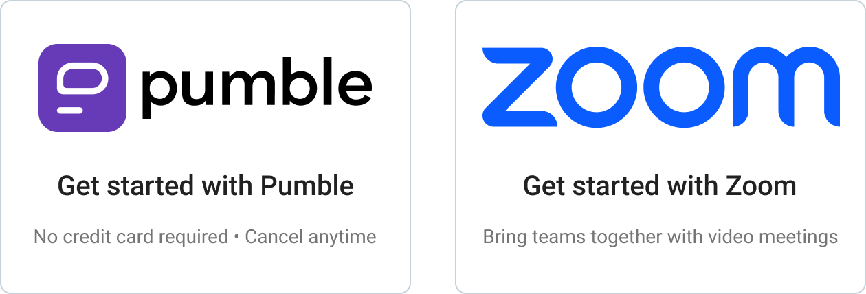 Create Pumble and Zoom accounts