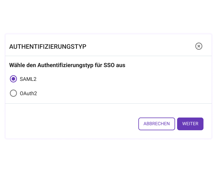 Einmalige Anmeldung (SSO)