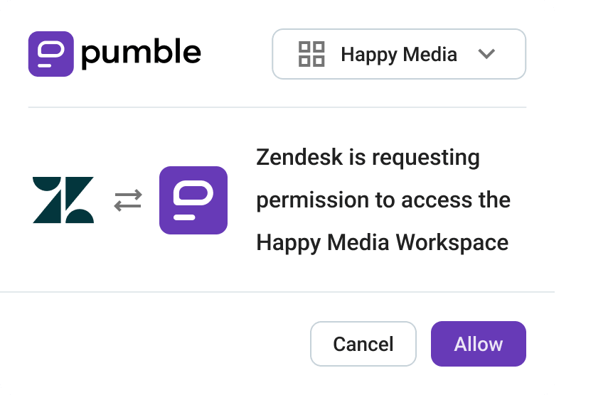 Authorize the Zendesk app
