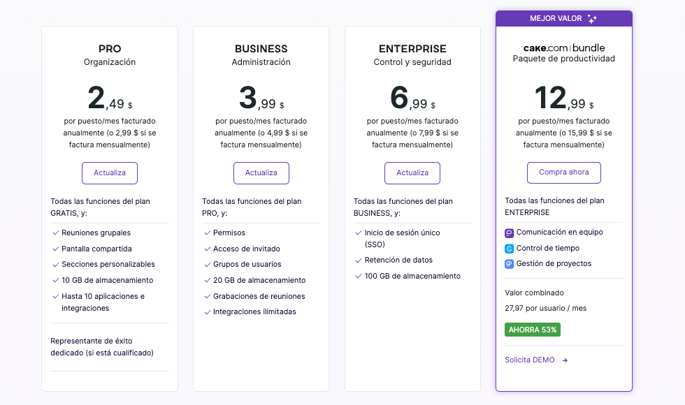 Pumble's pricing