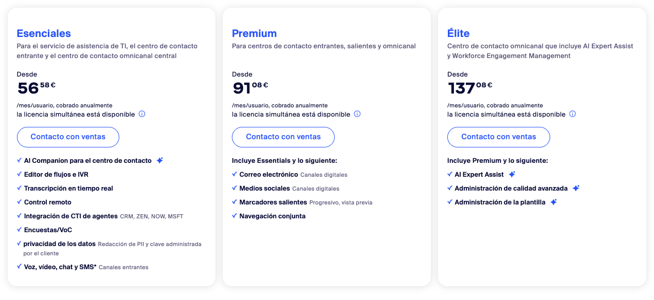 Zoom Contact Center pricing