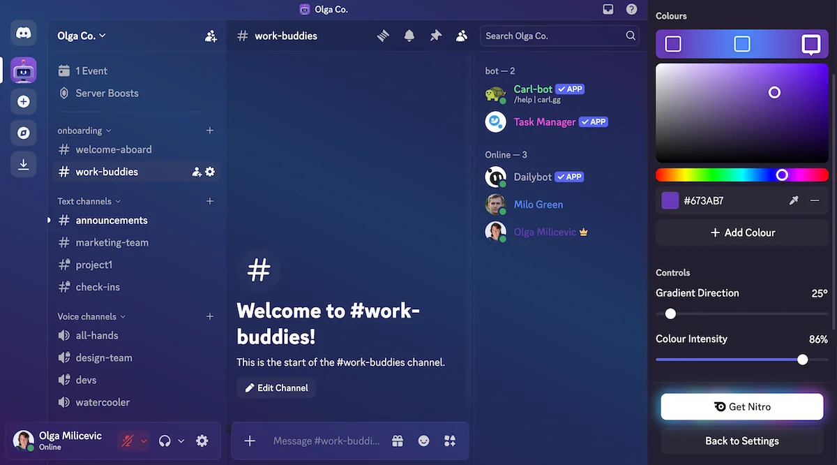 Discord Nitro themes