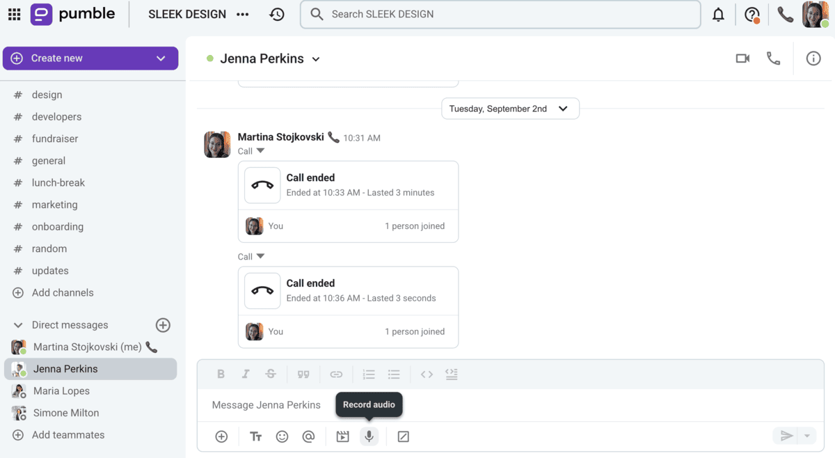 Pumble - your one-stop shop for calls and messages