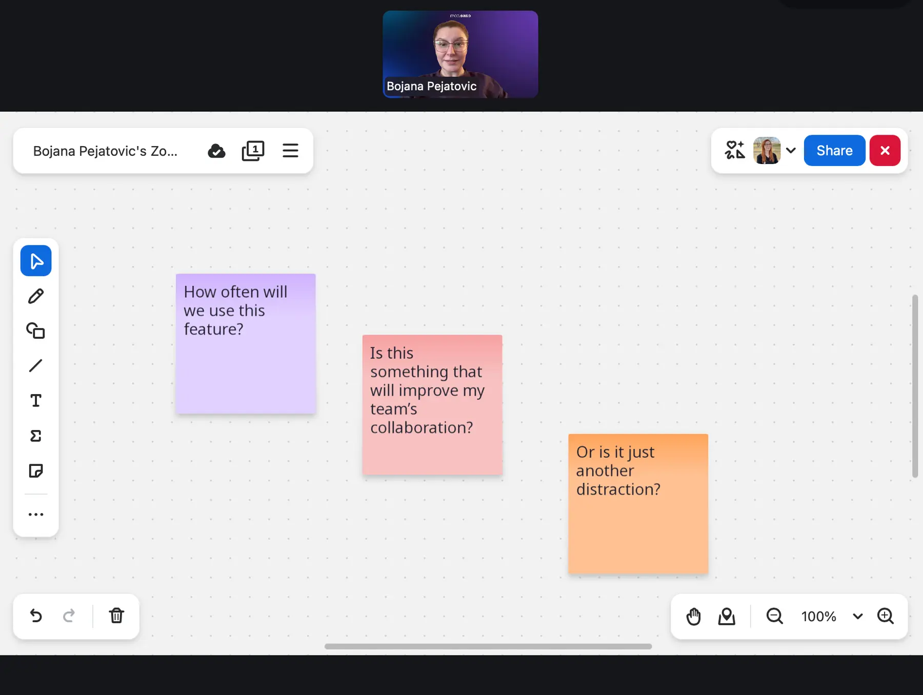 Whiteboards are a fun but potentially unnecessary feature in Zoom