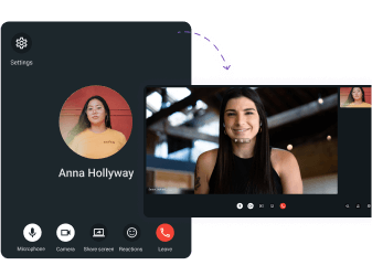 Start voice or video call