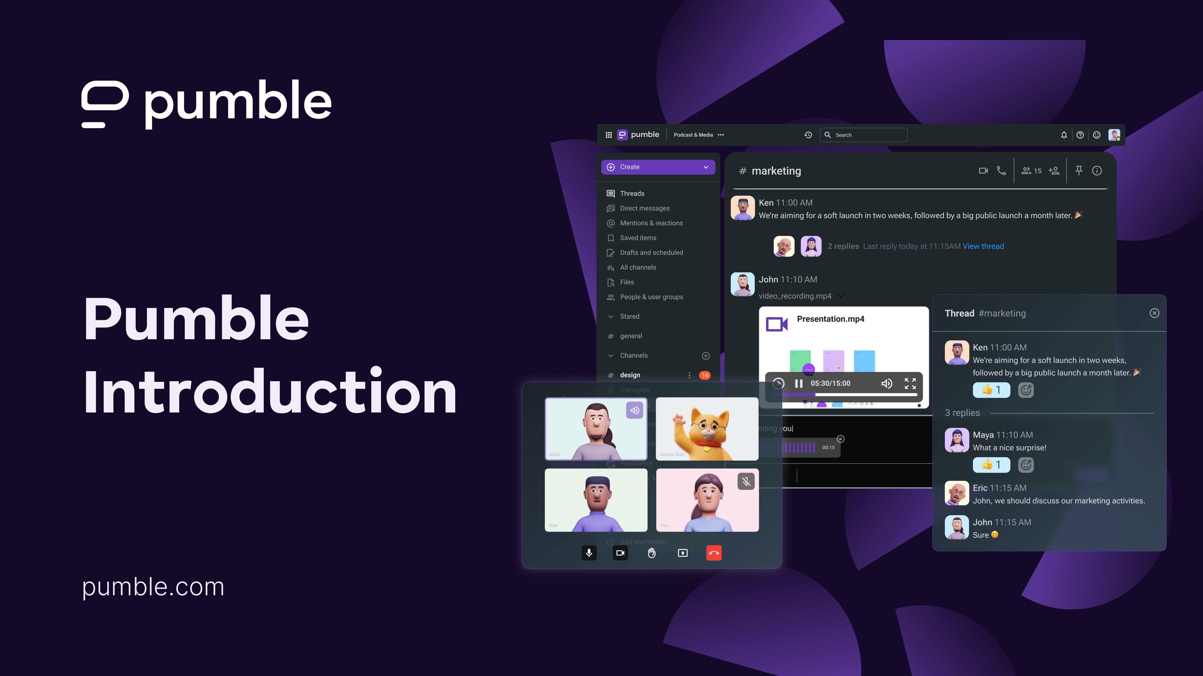 Pumble app screenshot