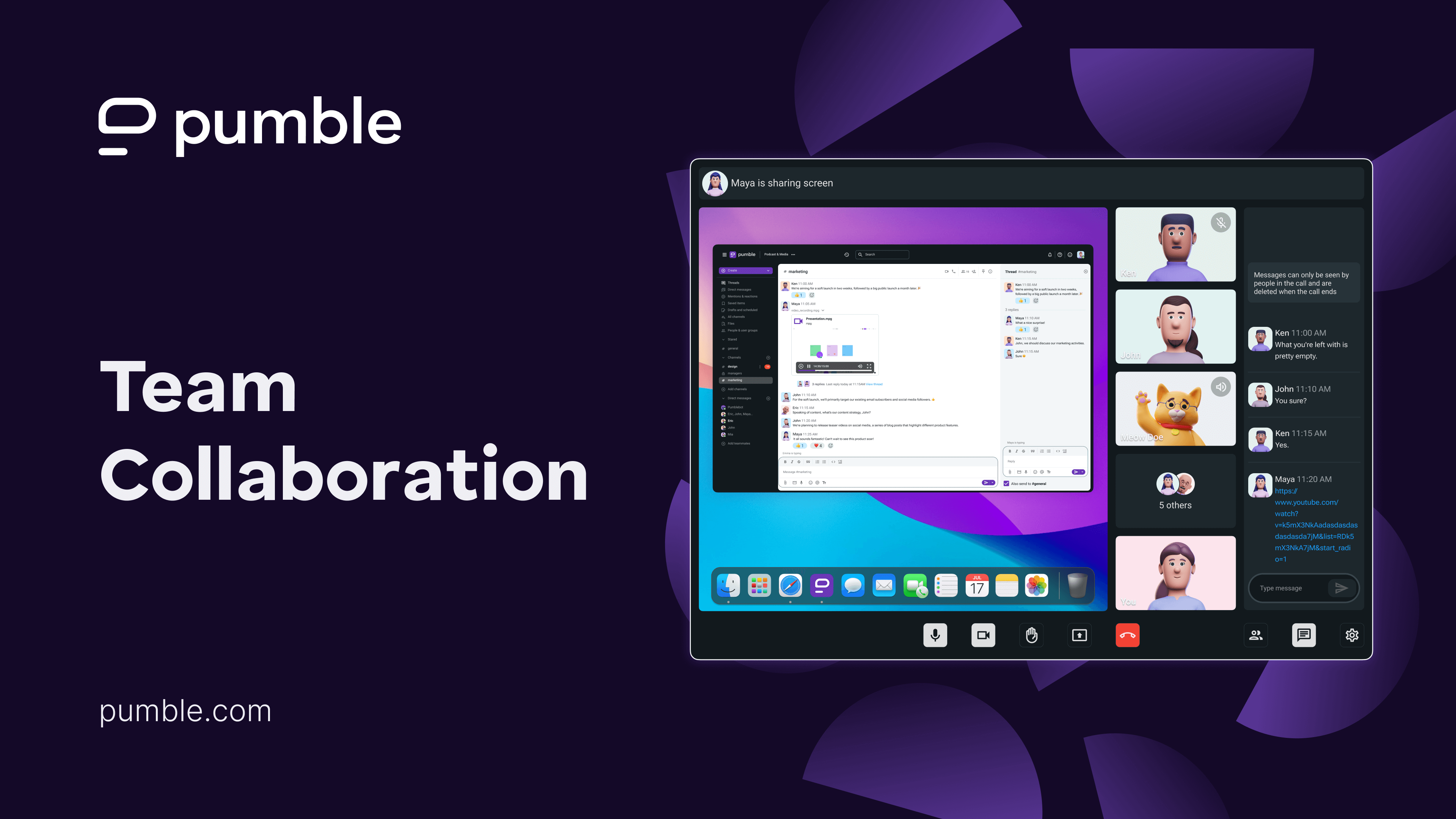 Pumble app screenshot