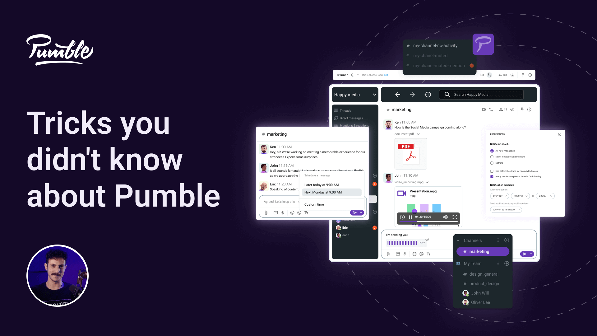 Tricks you didn't know about Pumble