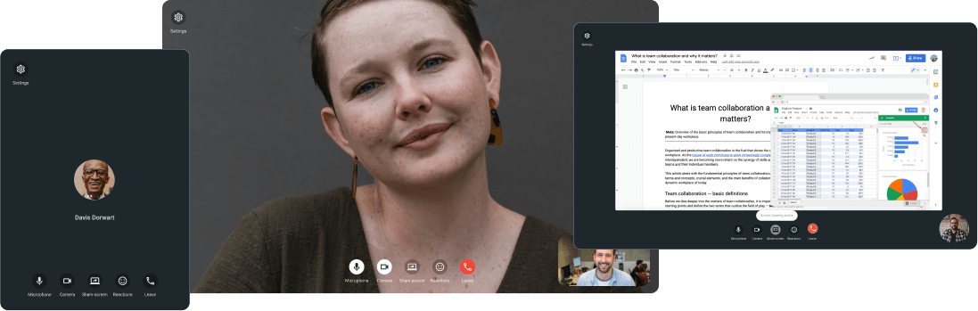 Voice and video calls in Pumble